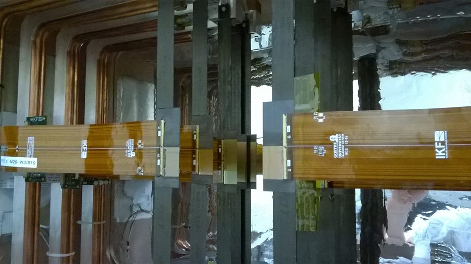 Detektor wierzchołka (VD – Vertex Detector) - zbliżenie na sensory, fot. nadesłane